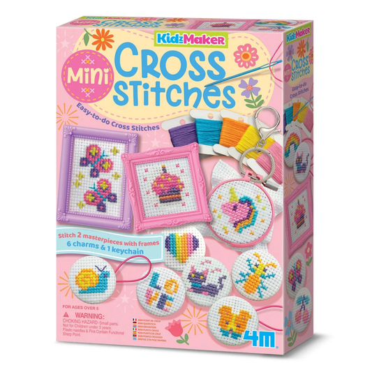 Set aprende a bordar punto cruz mini