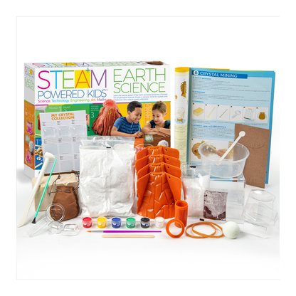 Set deluxe de ciencia y experimentos de la tierra STEAM
