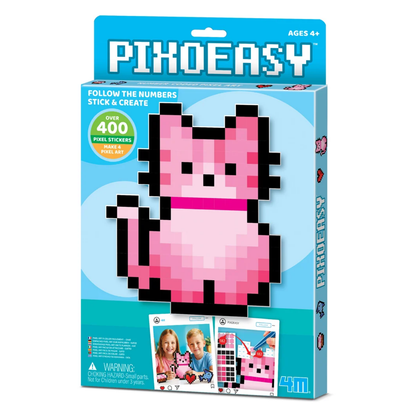 Set crea figuras con stickers modelo gato Pixoeasy