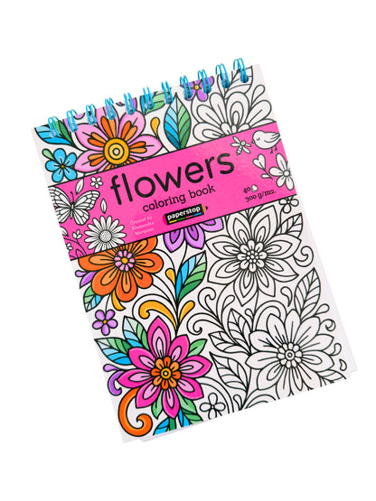 Libro para Colorear flores 40 hojas