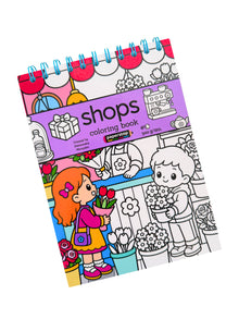 Libro para Colorear tiendas 40 hojas