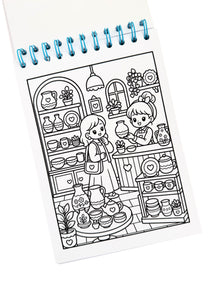 Libro para Colorear tiendas 40 hojas