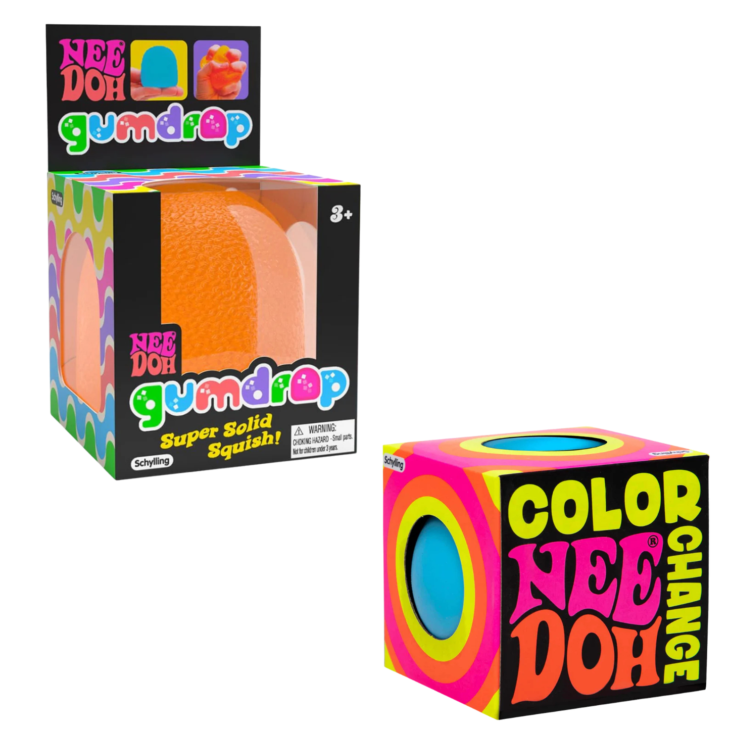 Pack Nee doh 1 Gumdrop + 1 color changing