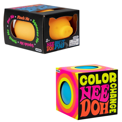 Pack Nee doh 01 cerdito + 01 color changing
