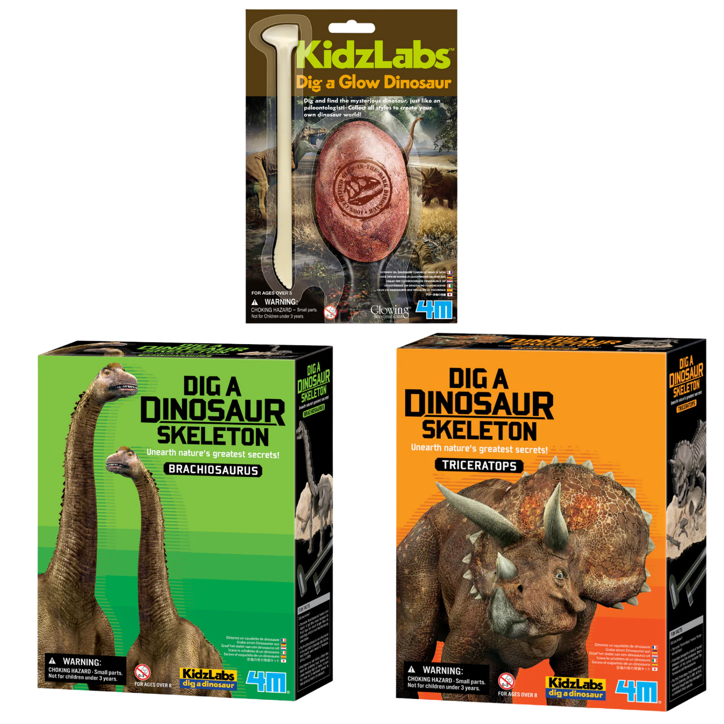 Pack excava y descubre dinosaurios