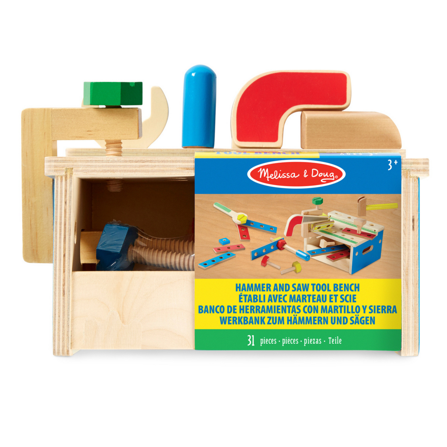 Set mini banco de herramientas de madera