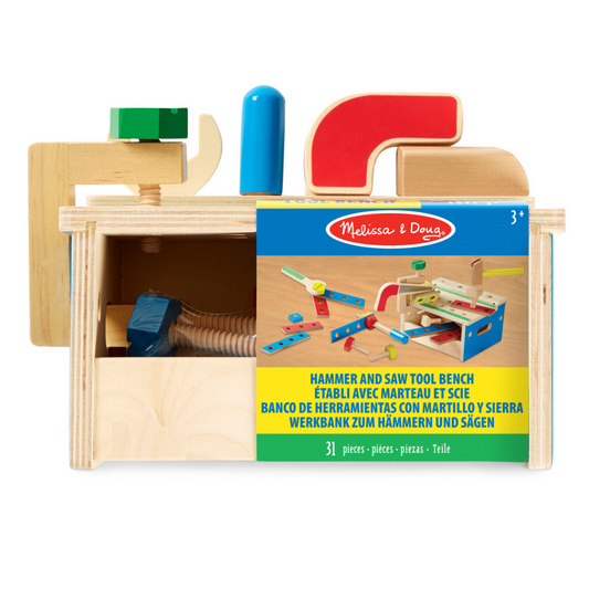 Set mini banco de herramientas de madera