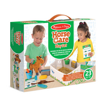 Set accesorios cuidado de caballos con mascota