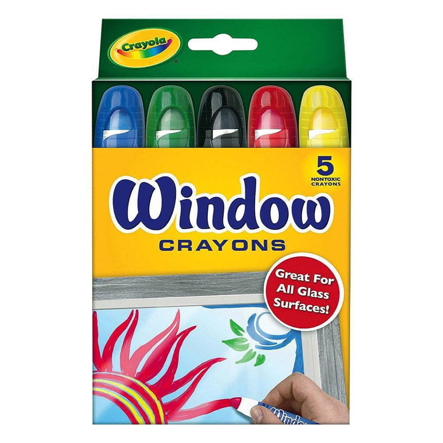 Crayola® crayones para ventana 05 unidades