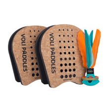Waboba set de paletas paddle de corcho VOLI con pelota