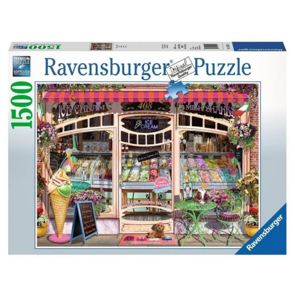 Rompecabezas Ravensburger 1500 Pz Heladería