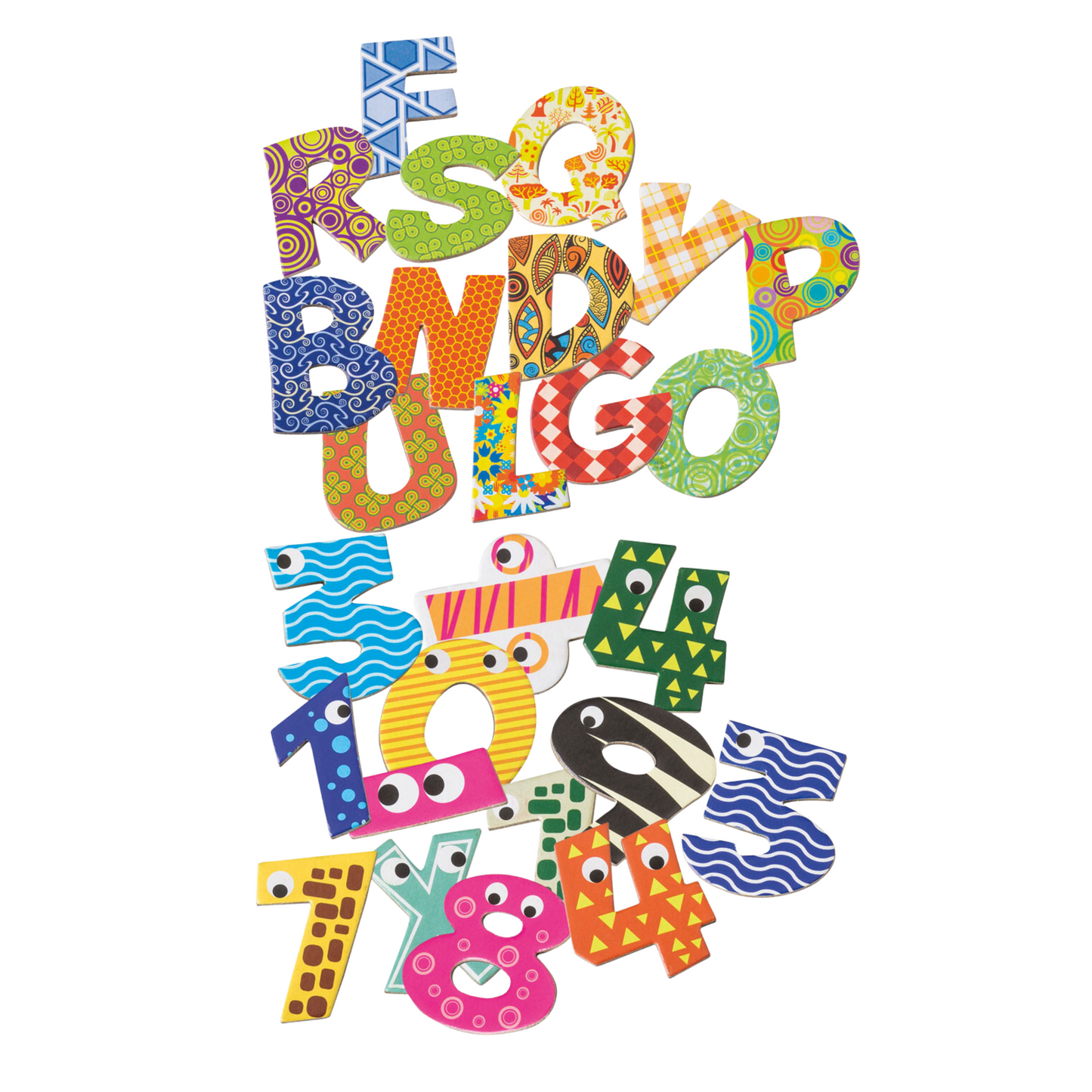 Pack de imanes número y letras 🔠🔢