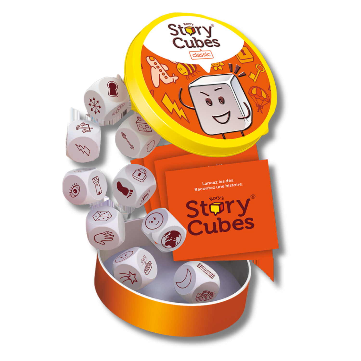 Juego de dados Story Cubes Clásico - ecopack 09 dados