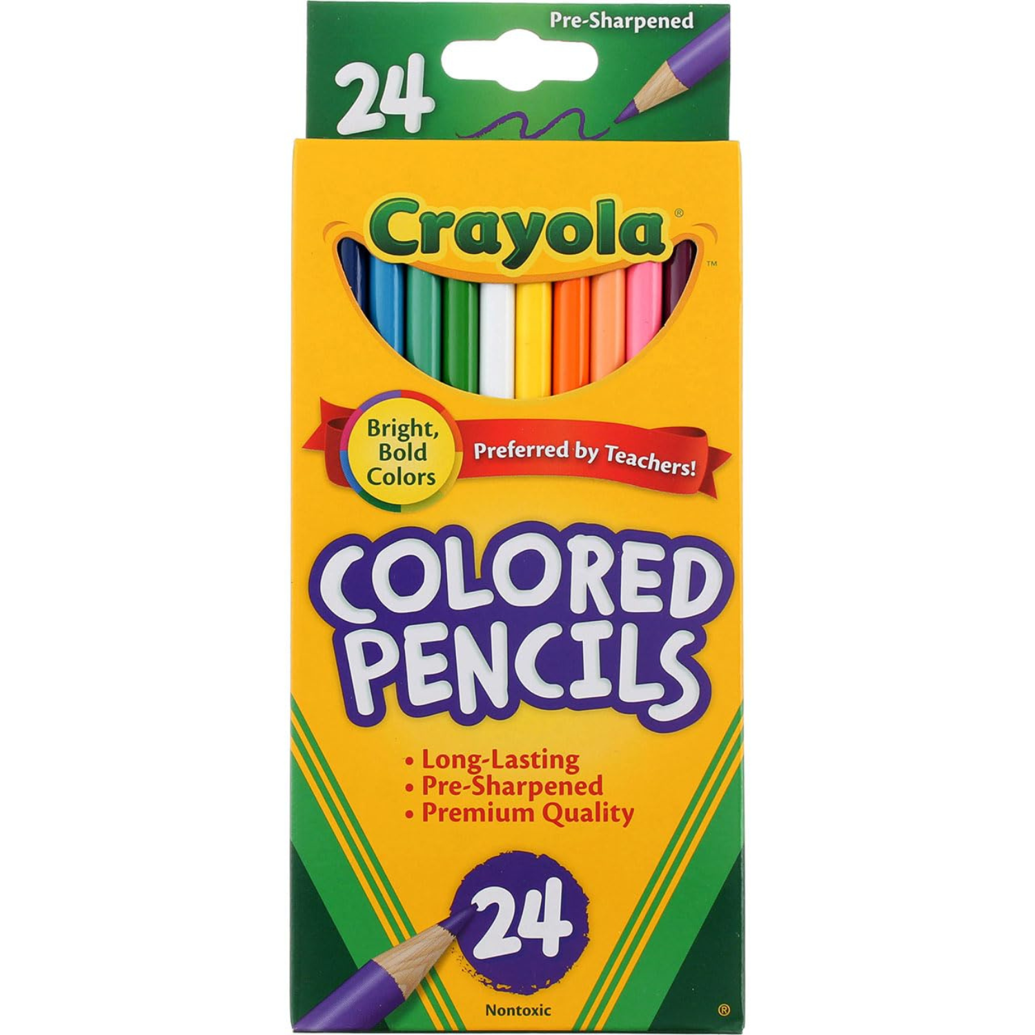 Crayola® colores largos clásicos 24 unidades