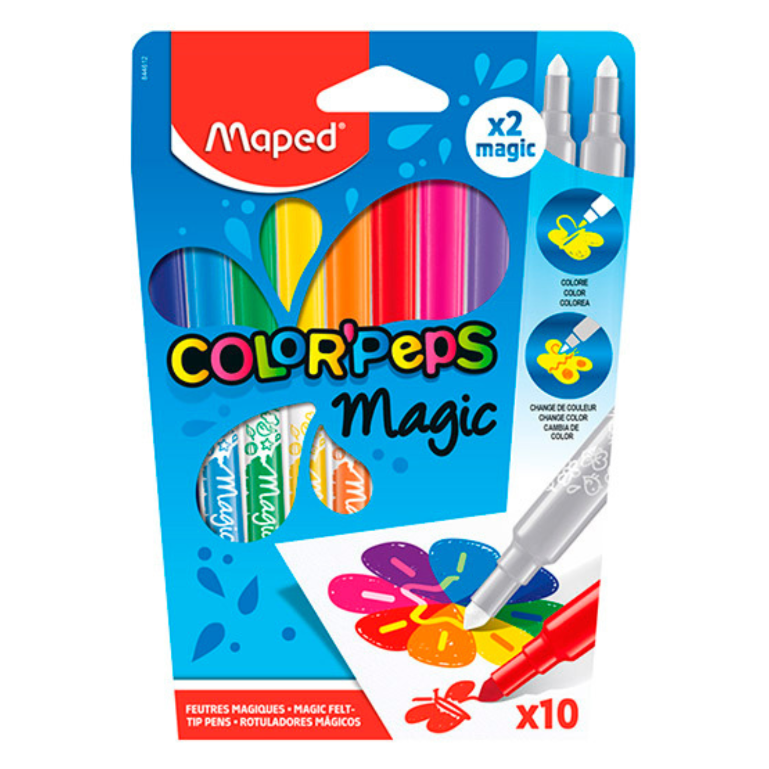 Maped plumones mágicos Colorpeps 10 unidades