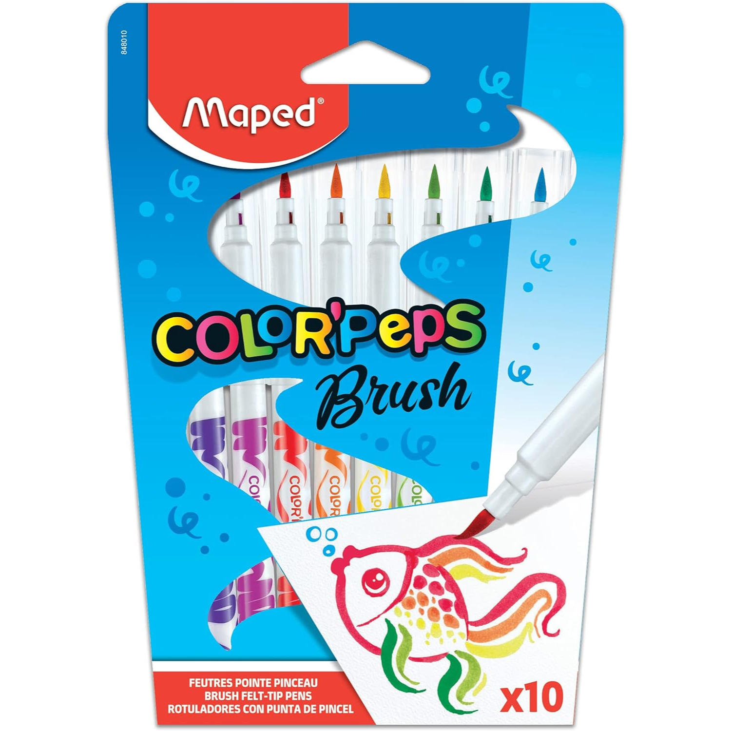 Maped plumones brush Colorpeps 10 unidades