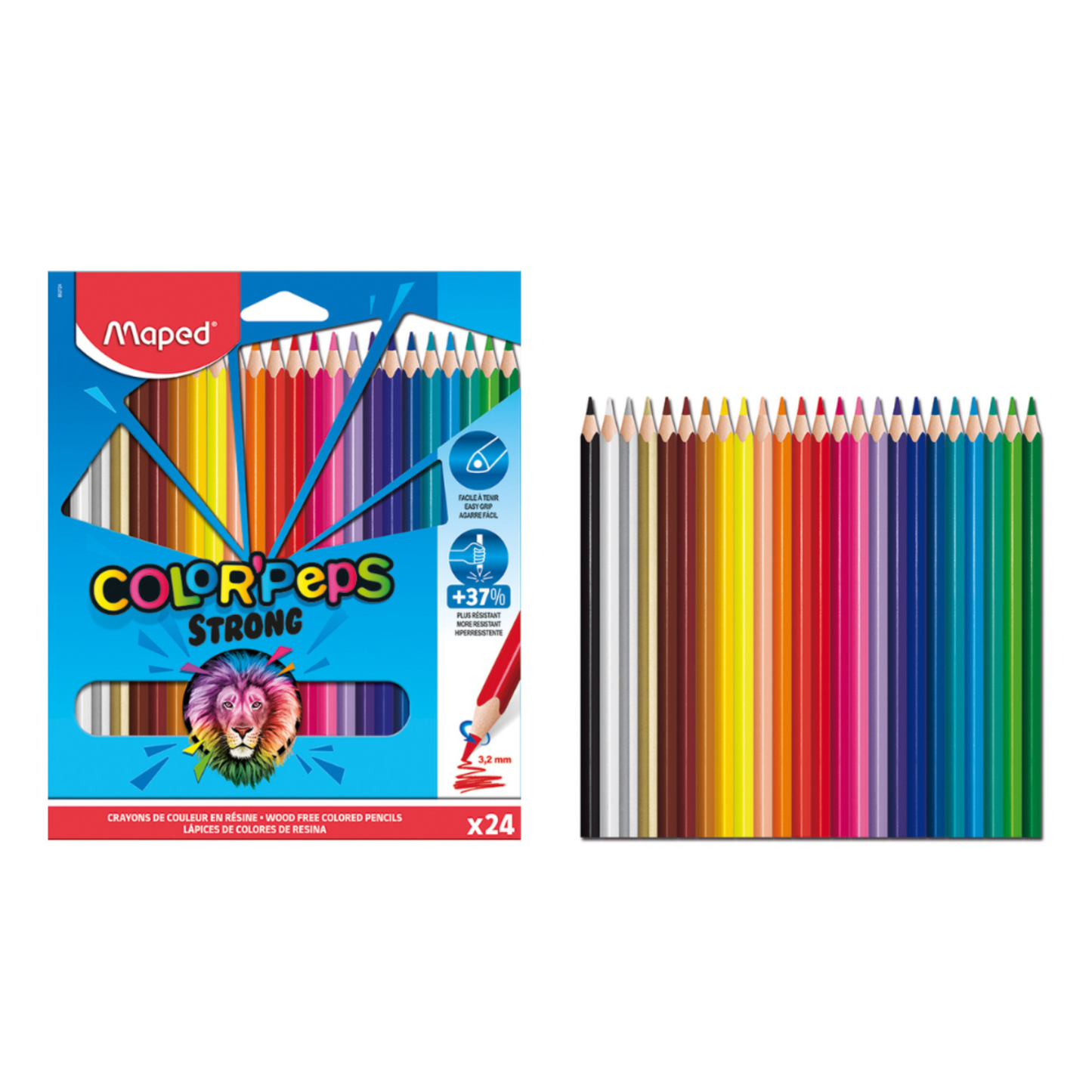 Maped colores largos Colorpeps 24 unidades