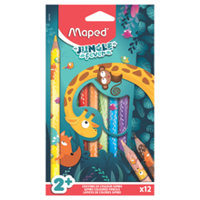 Maped colores jumbo Jungle Fever 12 unidades