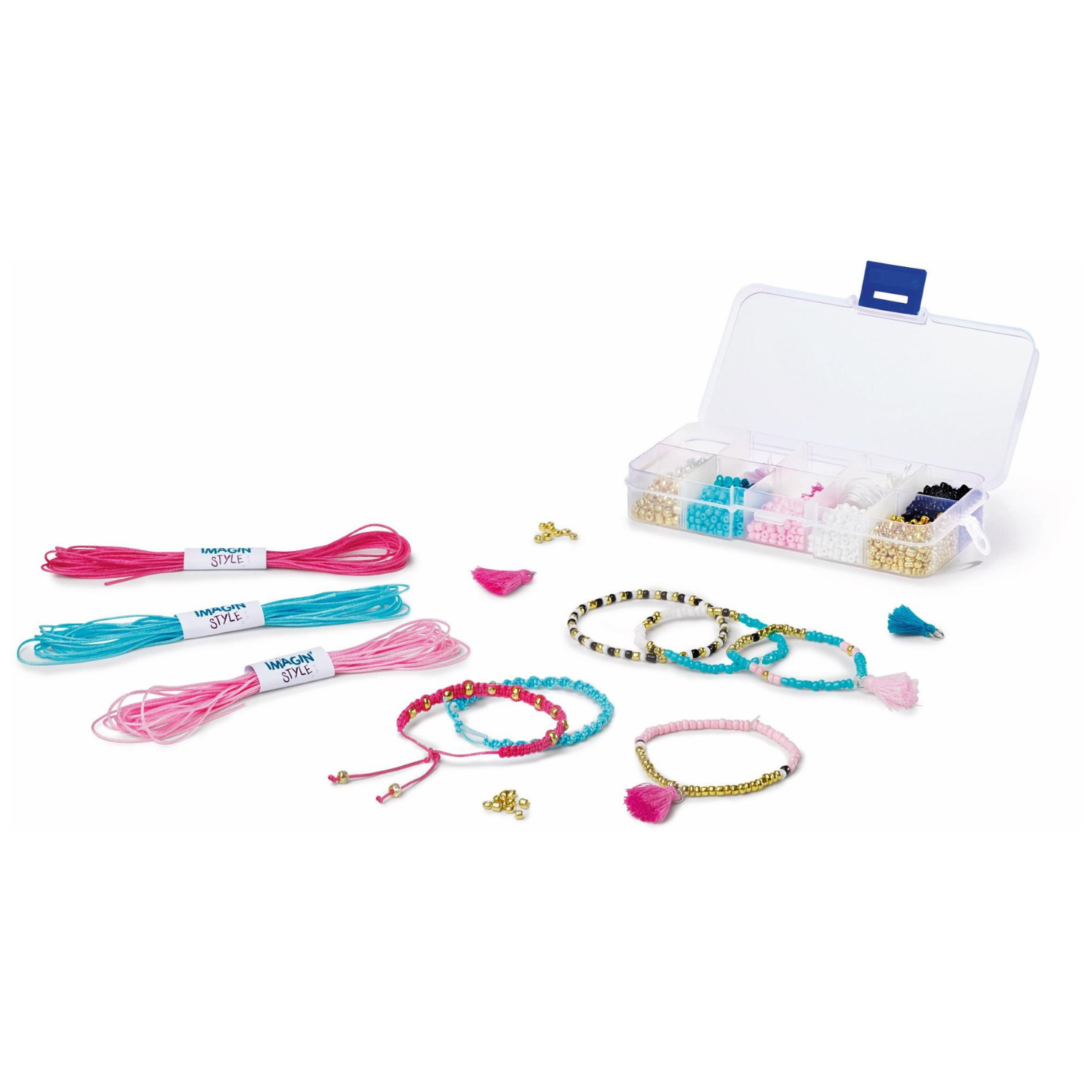 Maped crea pulseras trenzadas con cuentas ImaginStyle 16 modelos