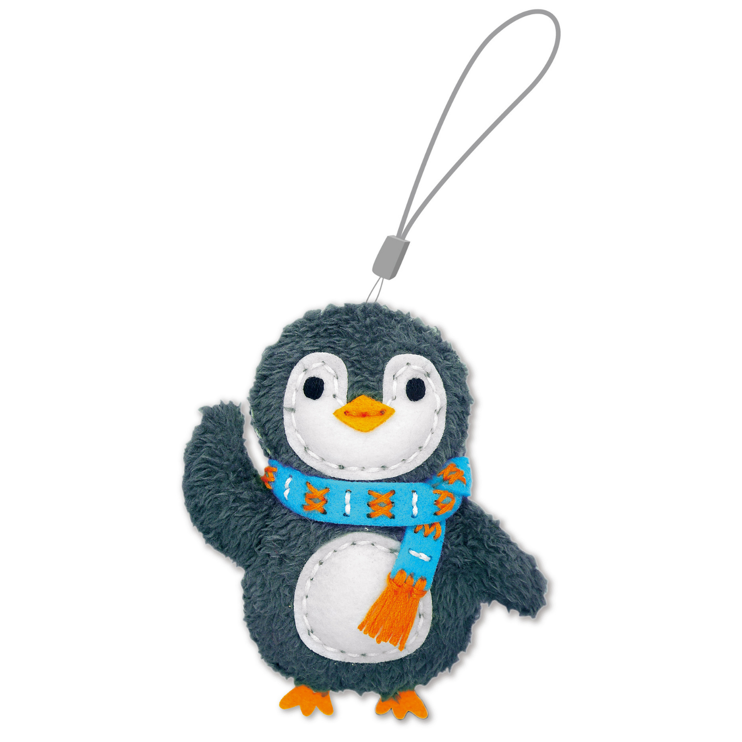 Set crea y cose tu propio llavero modelo pingüino DIY
