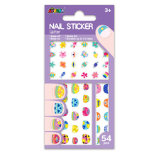 Stickers temporales para uñas modelo flores 38 piezas