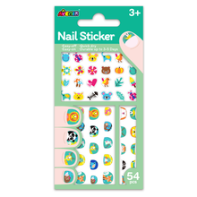 Stickers temporales para uñas modelo animales 38 piezas