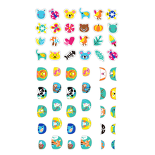 Stickers temporales para uñas modelo animales 38 piezas