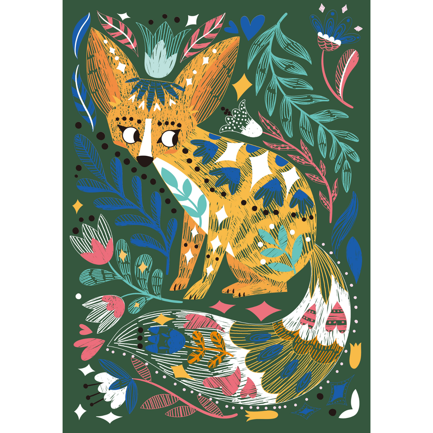 Libro A4 para raspar scratch art modelo animales mágicos 15 hojas