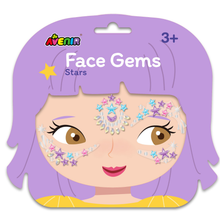 Stickers gemas faciales modelo estrella
