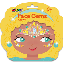 Stickers gemas faciales modelo corona