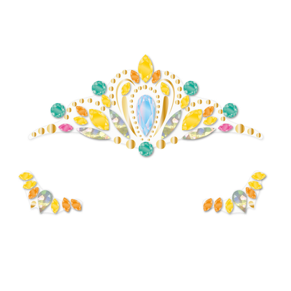 Stickers gemas faciales modelo corona