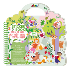 Libro 300 stickers modelo bosque