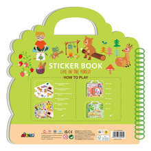 Libro 300 stickers modelo bosque