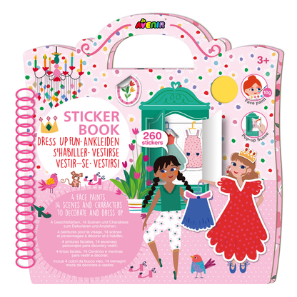 Libro 250 stickers modelo vestimenta