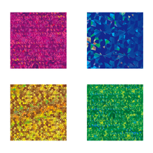 Set de arte en papel aluminio modelo espacio