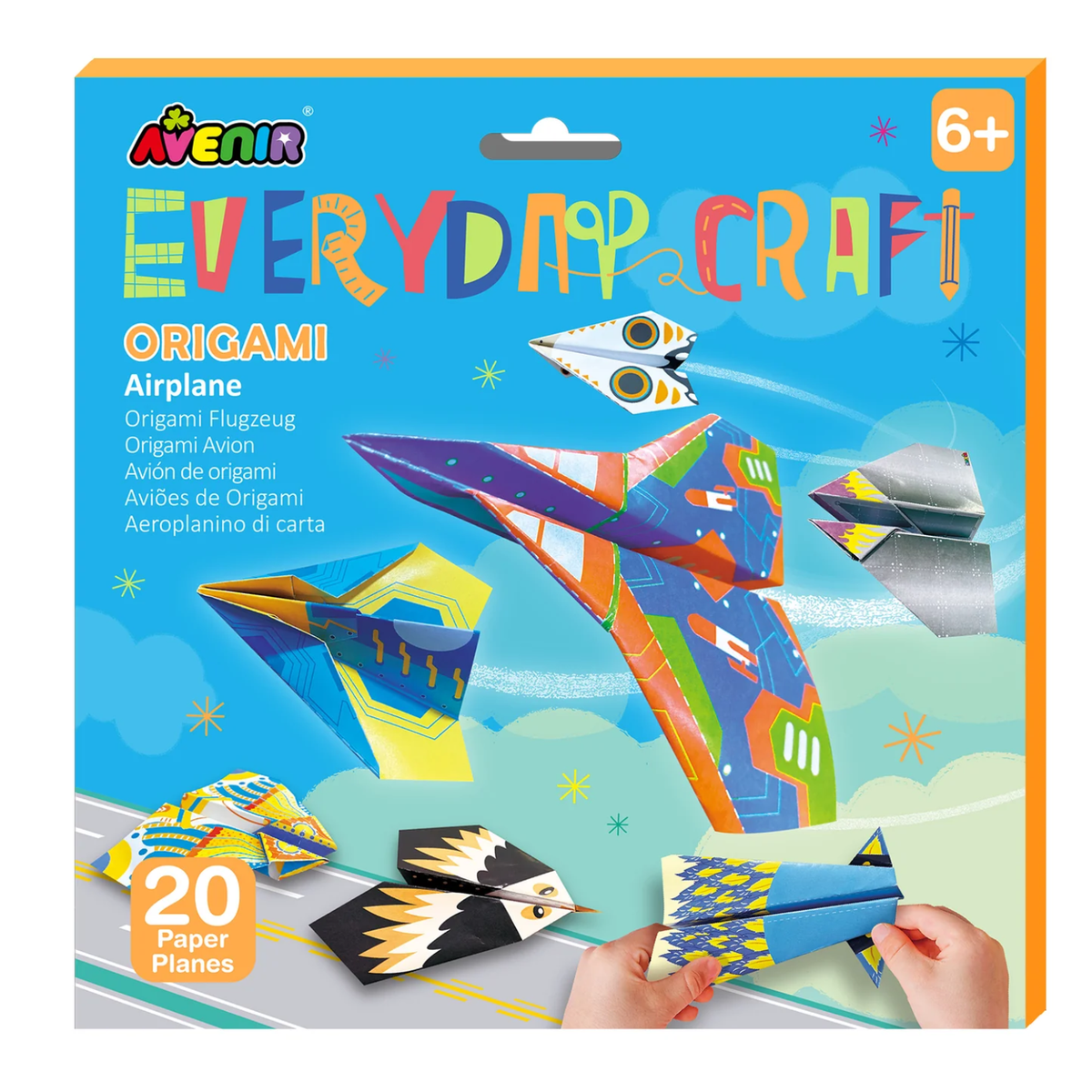 Set crea aviones de origami 20 unidades