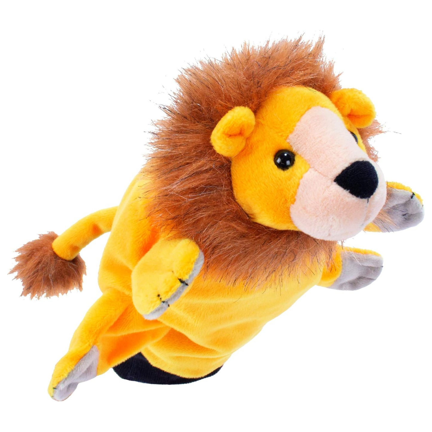 Títere de mano león
