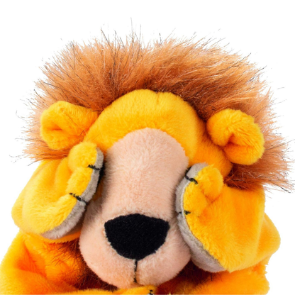 Títere de mano león