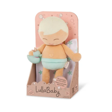 Muñeco niño textil para tina pelo rubio modelo #1 Lullababy