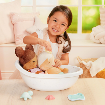 Muñeco niño textil para tina pelo rubio modelo #1 Lullababy
