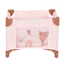 Cuna plegable para muñecos modelo estrellas