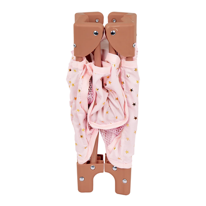 Cuna plegable para muñecos modelo estrellas