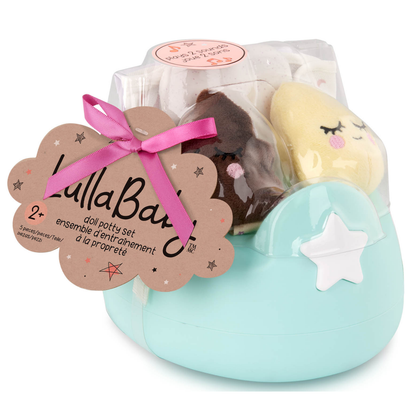 Set de entrenamiento para muñeco bacín con accesorios Lullababy