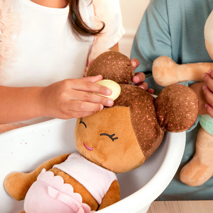 Bañera para muñecos con accesorios