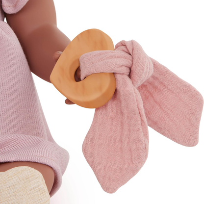 Outfit vestido rosa para muñecas Lullababy