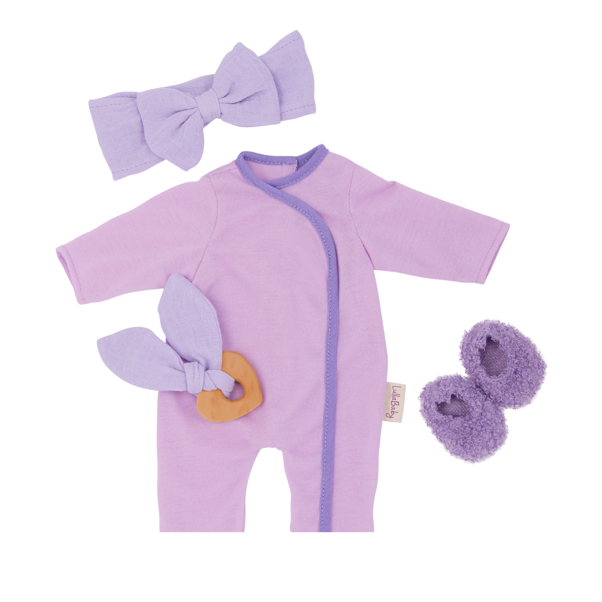 Outfit pijama morado para muñecas Lullababy