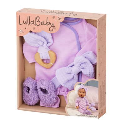 Outfit pijama morado para muñecas Lullababy