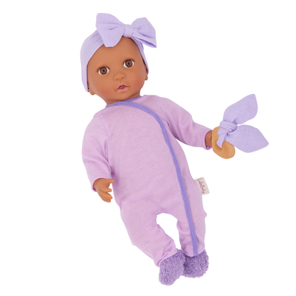 Outfit pijama morado para muñecas Lullababy