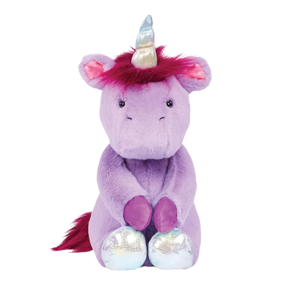 Peluche unicornio clásico morado