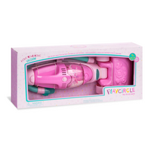 Aspiradora rosa con sonido